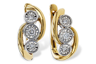 E292-89472: EARRINGS .25 TW