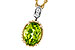 E292-89526: NECKLACE 1.22 PERIDOT 1.25 TGW (8x6MM OV)