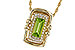 E292-90399: NECKLACE .72 PERIDOT .84 TGW (8x4MM PER)