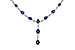 E292-90417: NECKLACE 4.82 TW SAPPHIRE 7.02 TGW (17")