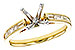 E293-73108: LDS SEMI DIA RG .38 TW BAGUETTES