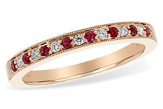F201-96754: LDS WED RG .12 RUBY .21 TGW