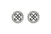 F205-58572: EARRING JACKETS .30 TW (FOR 1.50-2.00 CT TW STUDS)