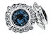 F207-38572: EARR 1.03 BLUE TOPAZ 1.17 TGW