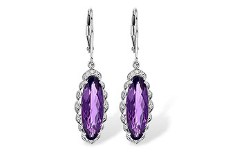 F208-34917: EARR 4.75 AMETHYST 4.90 TGW