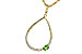 F208-34963: NECK .17 GREEN GARNET .26 TGW