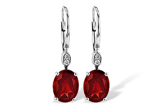 F208-35835: EARR 3.45 TW GARNET 3.50 TGW (9x7MM GAR)
