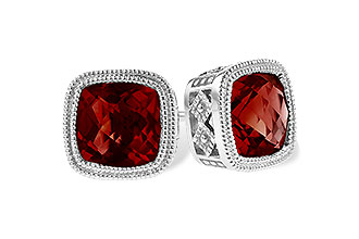 F291-00454: EARR 2.50 TW GARNET