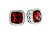 F291-00454: EARR 2.50 TW GARNET