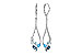 F291-04063: EARR 1.08 BLUE TOPAZ 1.35 TGW