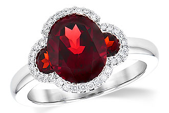 F291-06817: LDS RG 3.29 TW GARNET 3.45 TGW