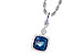 F291-91281: NECK 1.05 LONDON BLUE TOPAZ 1.07 TGW