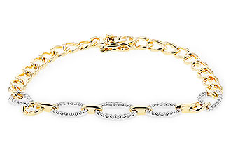 F291-93135: BRACELET .75 TW (INCLUDES BAR LINKS)