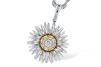 F291-94063: NECKLACE .10 TW