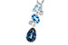 F291-94081: NECK 1.99 TW BLUE TOPAZ 2.02 TGW