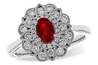 F291-98581: LDS RG .55 TW RUBY 1.07 TGW (6x4MM RUBY)