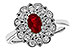 F291-98581: LDS RG .55 TW RUBY 1.07 TGW (6x4MM RUBY)