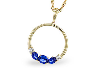 F292-84026: NECKLACE .81 SAPP .91 TGW