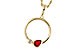 F292-84072: NECKLACE .24 RUBY .26 TGW