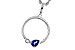 F292-84081: NECKLACE .26 SAPPHIRE .28 TGW