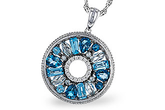 F292-85854: NECKLACE 1.67 BLUE TOPAZ 1.72 TGW