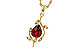 F292-88572: NECKLACE 1.34 GARNET 1.39 TGW (8X6MM GAR)
