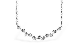 F292-89499: NECKLACE .25 TW (18")