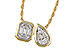 F292-89517: NECKLACE .17 BAG .25 TW