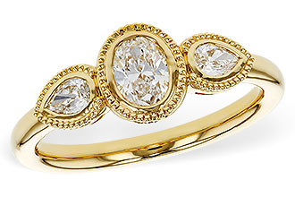 F292-89535: LDS DIA RG .60 TW FANCY CUT DIAMONDS