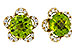 F292-90390: EARRINGS 2.93 PERIDOT 3.10 TGW (7MM RD)