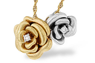 F293-73154: NECKLACE .06 TW