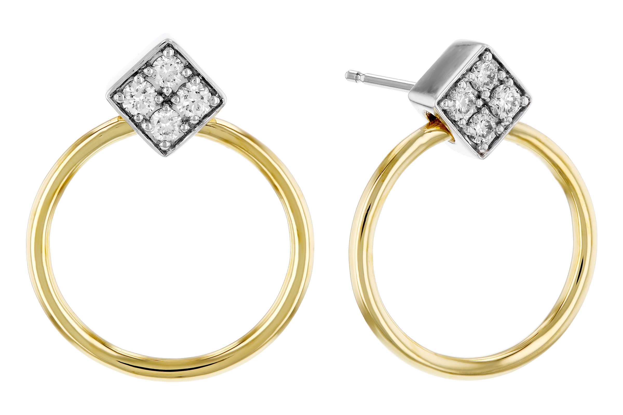 F293-74054: EARRINGS .25 TW