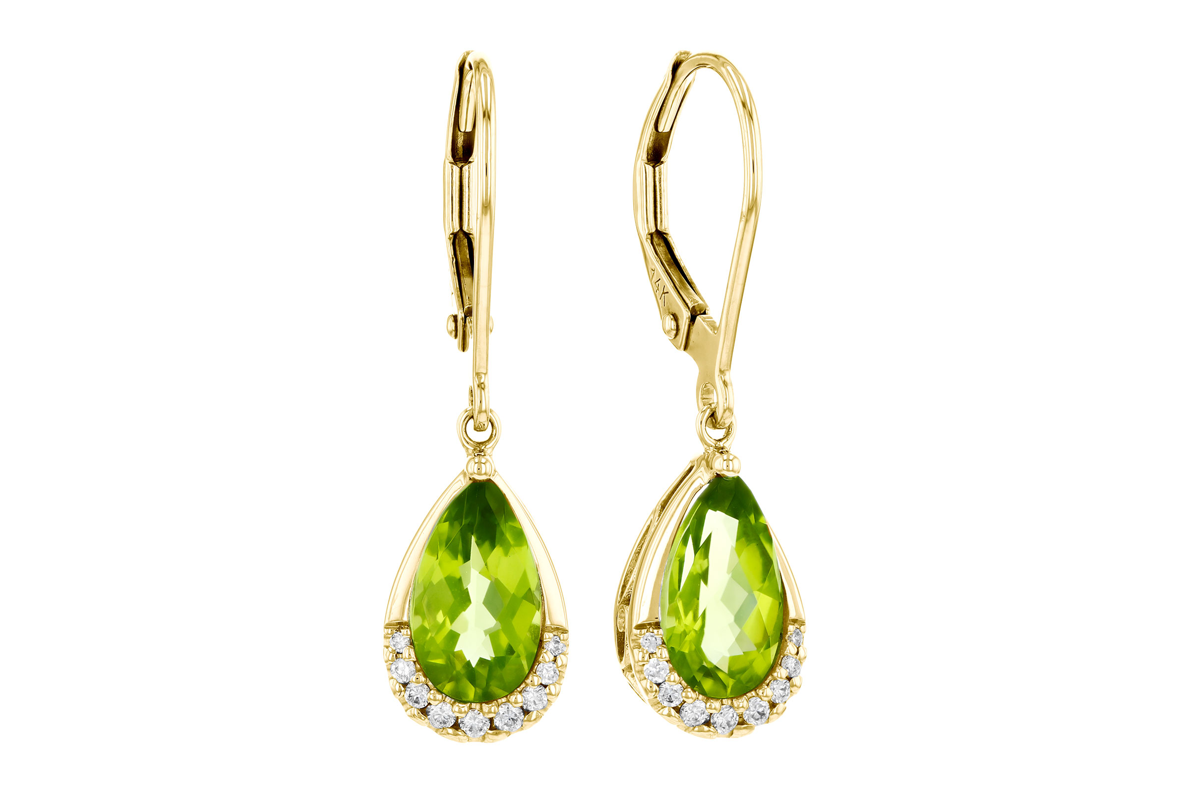 F293-74926: EARR 1.85 PERIDOT 1.94 TGW (9x5MM PS)