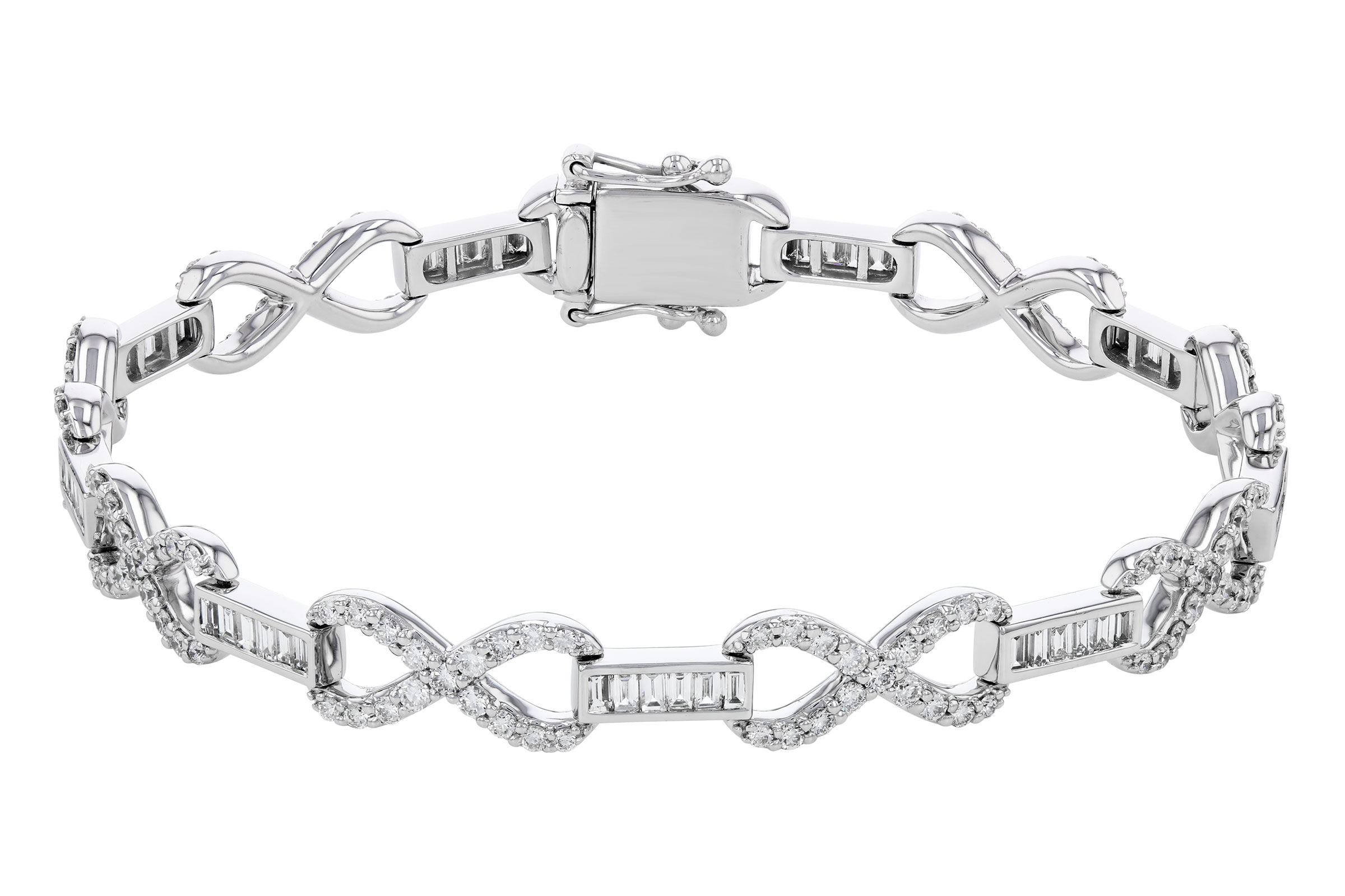 F293-74972: BRACELET 1.00 TW BAG 2.45 TW (7")