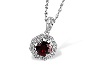 G205-60390: NECK 1.20 GARNET 1.34 TGW