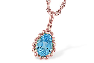 G207-40444: NECKLACE 1.55 CT BLUE TOPAZ