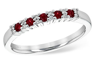 G208-28635: LDS WED RG .22 RUBY .29 TGW