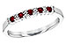 G208-28635: LDS WED RG .22 RUBY .29 TGW