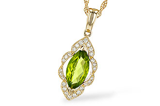 G208-33163: NECK .94 PERIDOT 1.05 TGW