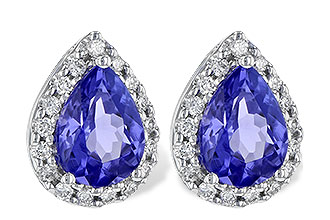 G208-33172: EARR 1.15 TW TANZANITE 1.32 TGW