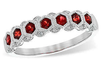 G208-35872: LDS WED RG .52 RUBY .59 TGW