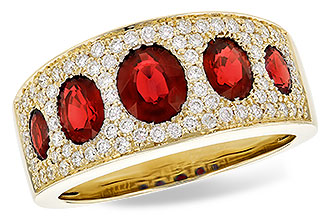G291-04026: LDS WED RG 1.60 TW RUBY 2.00 TGW