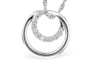 G291-06790: NECKLACE .15 TW