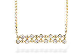 G291-07672: NECKLACE .12 TW