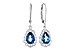 G291-07726: EARR 1.48 TW LONDON BLUE TOPAZ 1.63 TGW