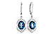 G291-08617: EARR 2.45 LONDON BLUE TOPAZ 2.64 TGW