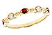 G291-93181: LDS WED RG .14 TW RUBY .23 TGW