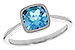 G291-97644: LDS RG 1.45 CT SWISS BLUE TOPAZ