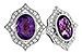 G291-97708: EARR 2.12 TW AMETHYST 2.36 TGW (8x6 MM AMY)