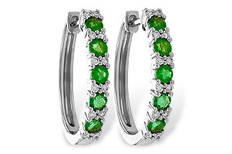 G291-98617: EARR .72 EMERALD .90 TGW